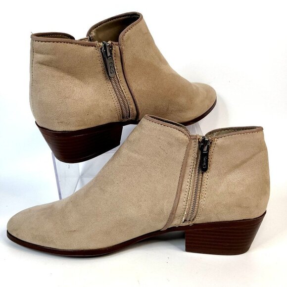 Circus By Sam Edelmam Porter Taupe Ankle Boots Women's Size 10 Retail $120 - Picture 2 of 10